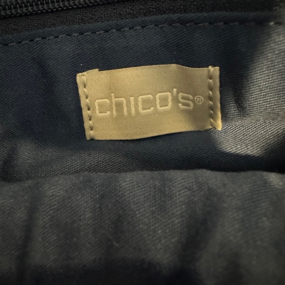 Chico’s Navy fringed clutch - Picture 4 of 4